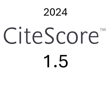 2024 Journal CiteScore 1.5